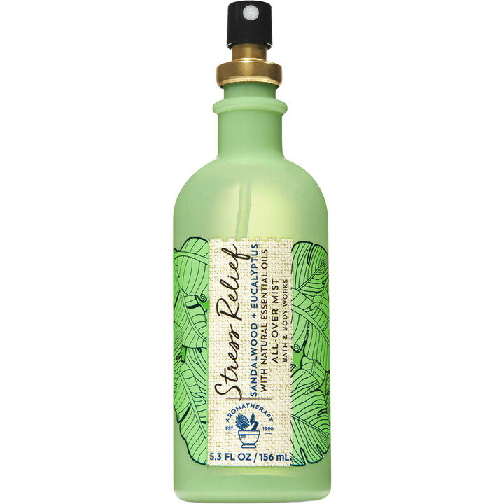 Stress Relief - Sandalwood + Eucalyptus by Bath & Body Works perfume bottle