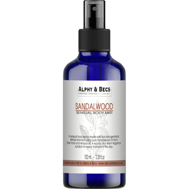 Sandalwood by Alphy & Becs perfume bottle