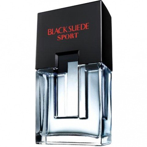 Black Suede Sport EDT by Avon perfume bottle