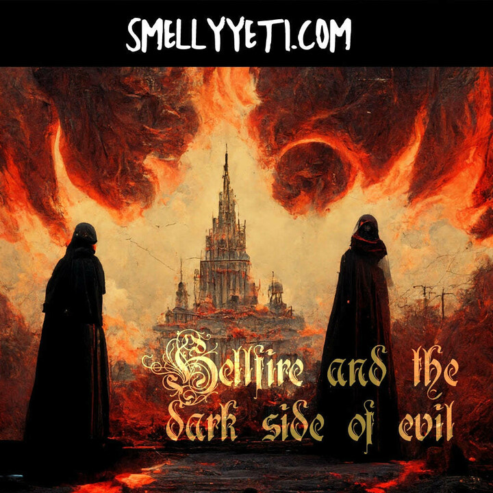 Hellfire and the Dark Side of Evil by Smelly Yeti perfume bottle