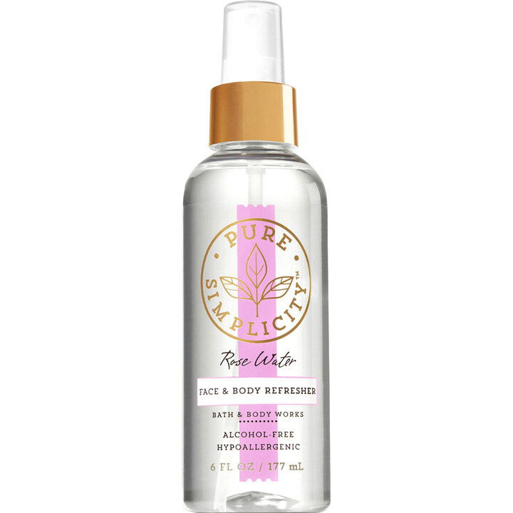 Pure Simplicity - Rose Water by Bath & Body Works perfume bottle