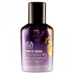 White Musk Midnight Iris by The Body Shop perfume bottle