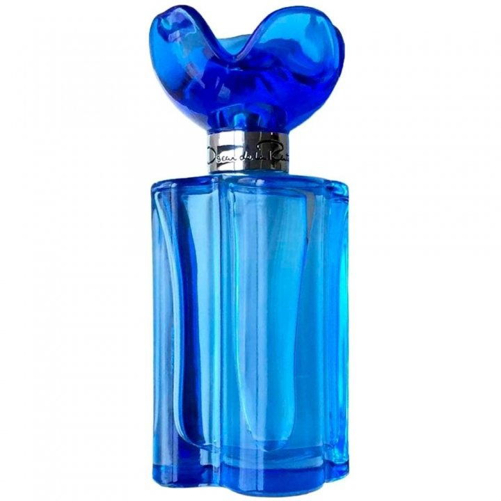 Blue Orchid by Oscar de la Renta perfume bottle