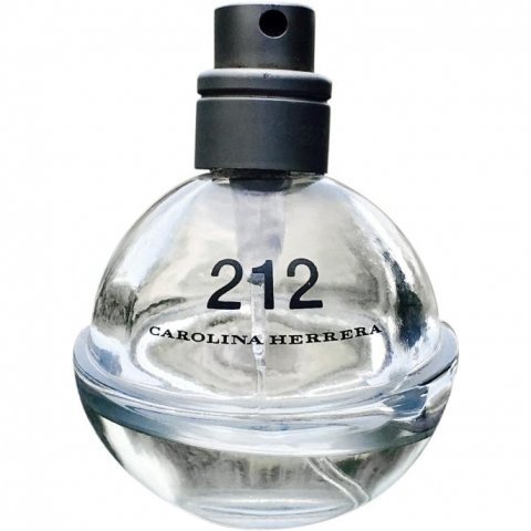 212 White by Carolina Herrera perfume bottle