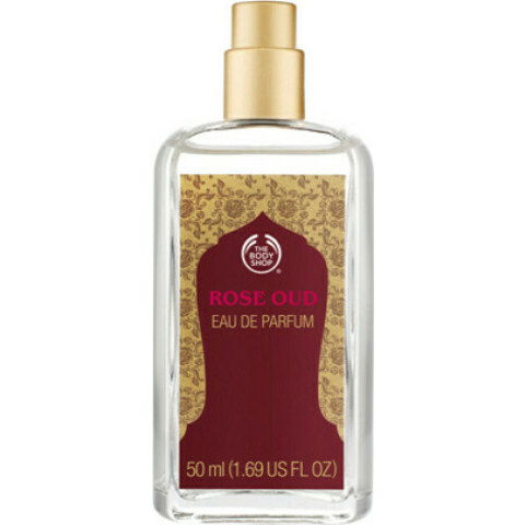 Rose Oud by The Body Shop perfume bottle