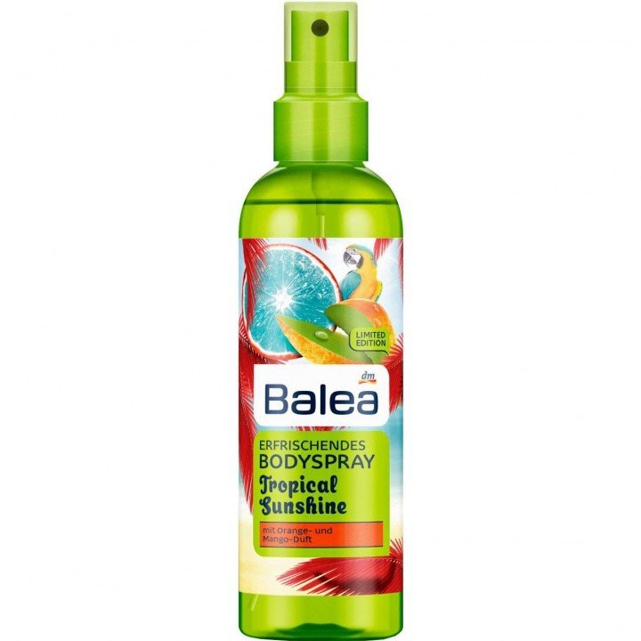 Tropical Sunshine by Balea perfume bottle