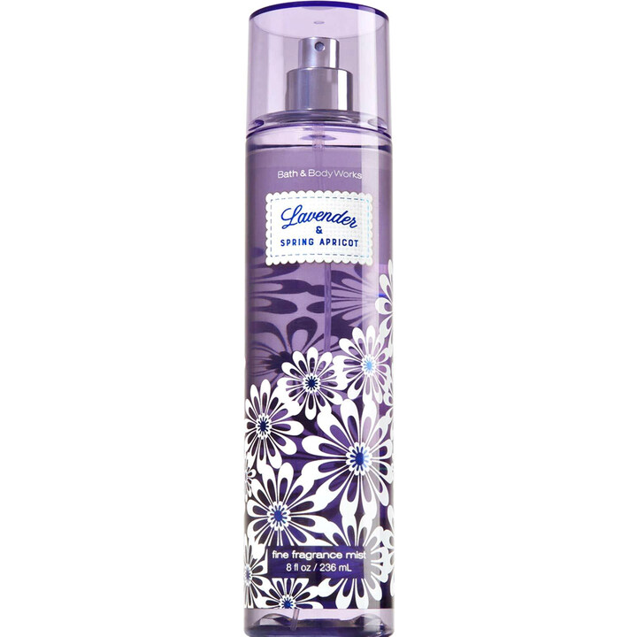 Lavender & Spring Apricot by Bath & Body Works perfume bottle