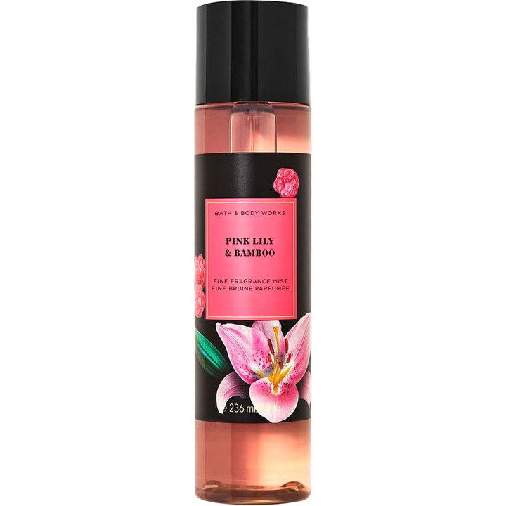 Pink Lily & Bamboo by Bath & Body Works perfume bottle