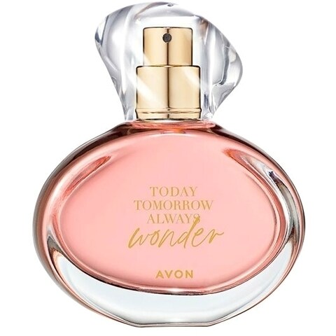 Today Tomorrow Always Wonder by Avon perfume bottle