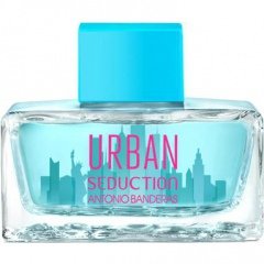 Urban Seduction Blue for Women by Antonio Banderas perfume bottle