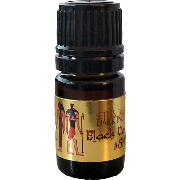 Seth and Bastet's Dark Incense - Black Vanilla #5 by Vapothecary perfume bottle