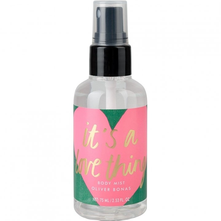 It's A Love Thing by Oliver Bonas perfume bottle