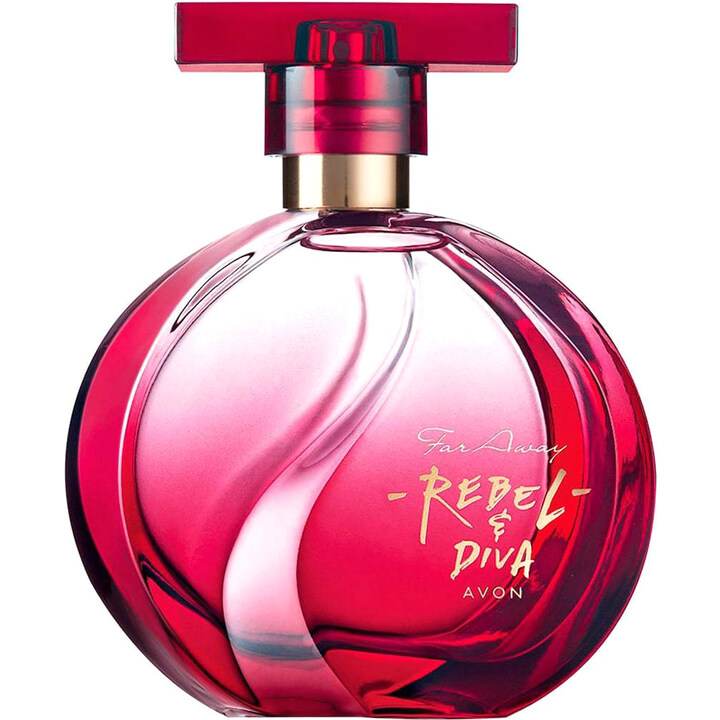 Far Away Rebel & Diva by Avon perfume bottle