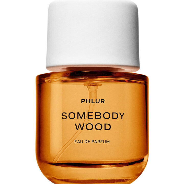 Somebody Wood EDP by Phlur perfume bottle