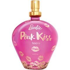 Barbie Pink Kiss by Avon perfume bottle