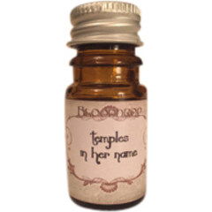 Temples in Her Name by Astrid Perfume / Blooddrop perfume bottle