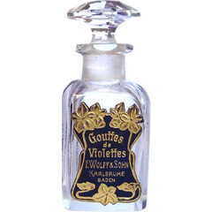 Gouttes de Violettes / Dew of Violets by F. Wolff & Sohn perfume bottle