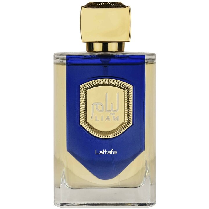 Liam Blue Shine / ليام by Lattafa / لطافة perfume bottle