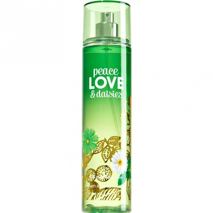 Peace Love & Daisies by Bath & Body Works perfume bottle