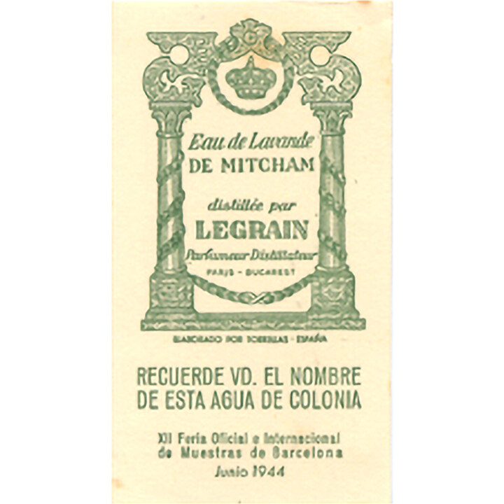 Eau de Lavande de Mitcham by Legrain perfume bottle