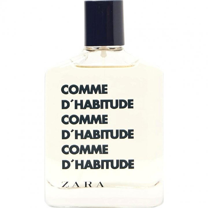 Comme d'Habitude by Zara perfume bottle