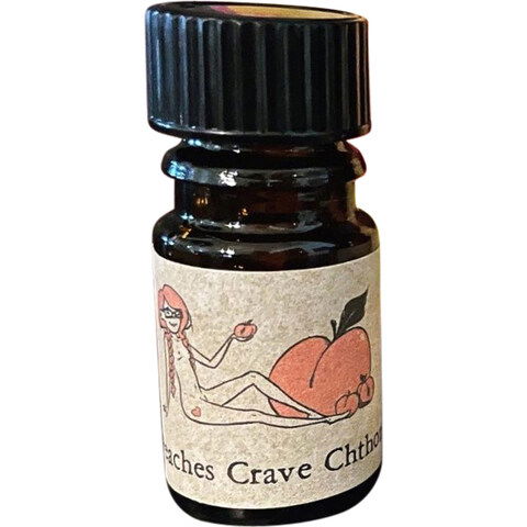 Peaches Crave Chthon by Arcana Wildcraft perfume bottle