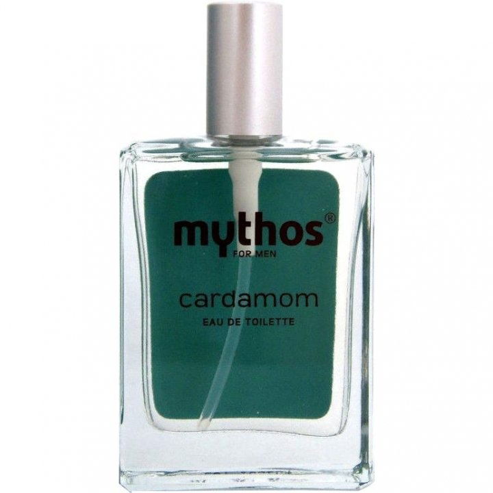 Cardamom with Lemon & Geranium by Mythos perfume bottle