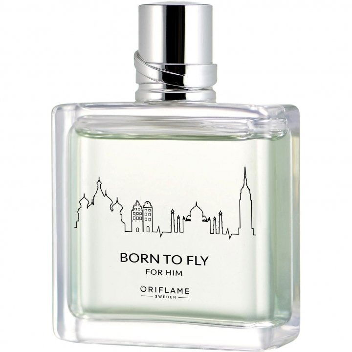 Born To Fly for Him by Oriflame perfume bottle
