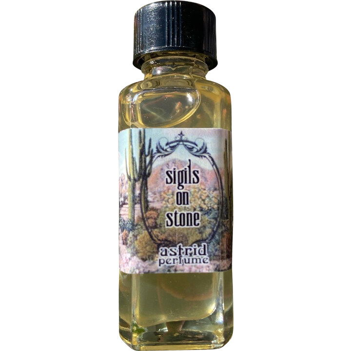 Sigils on Stone by Astrid Perfume / Blooddrop perfume bottle