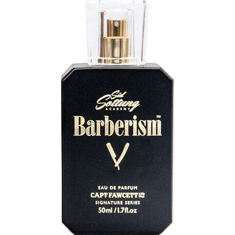 Sid Sottung Academy - Barberism by Captain Fawcett's perfume bottle