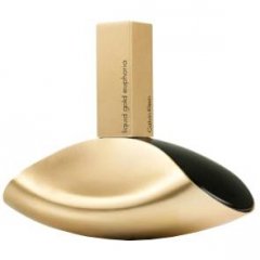 Liquid Gold Euphoria by Calvin Klein perfume bottle