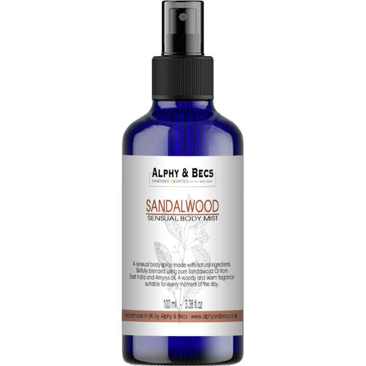Sandalwood by Alphy & Becs perfume bottle