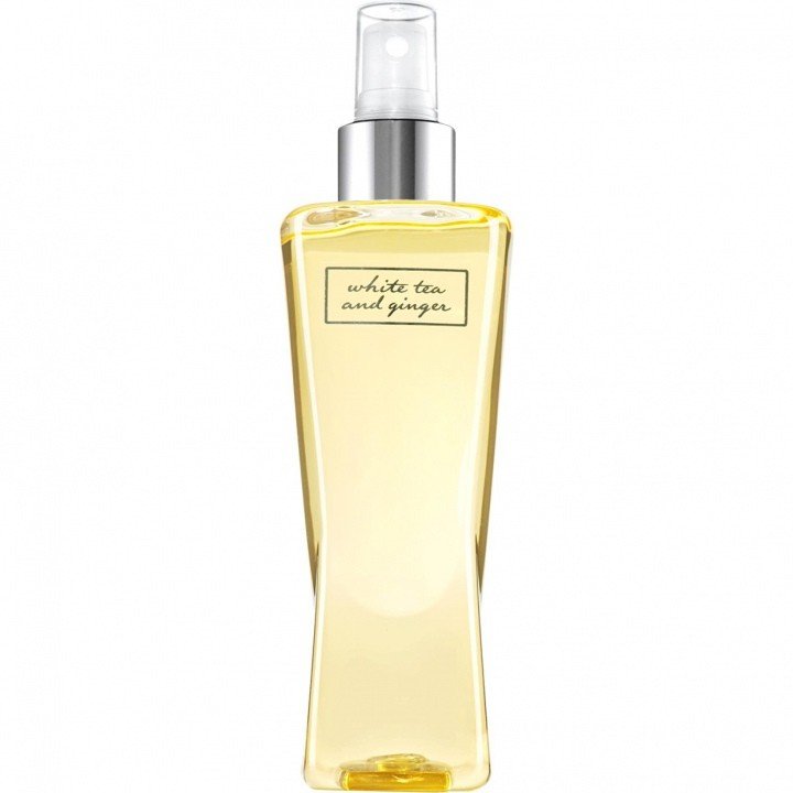 White Tea and Ginger by Bath & Body Works perfume bottle