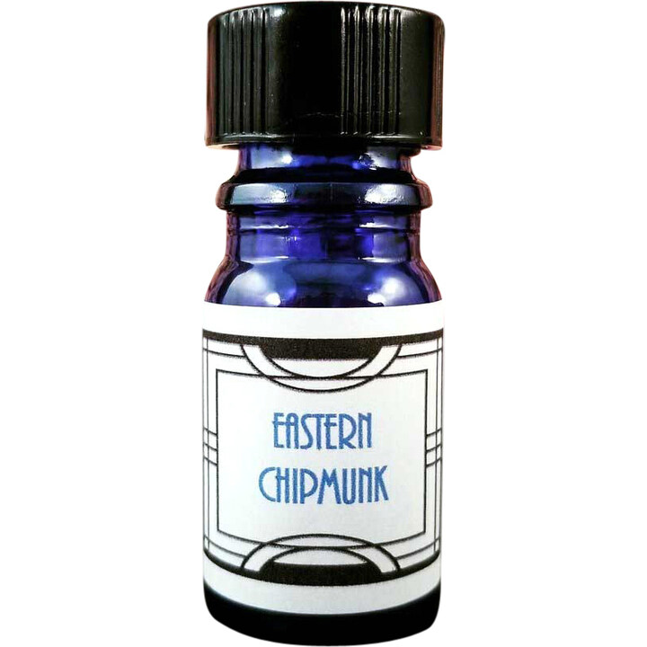 Eastern Chipmunk by Nui Cobalt Designs perfume bottle