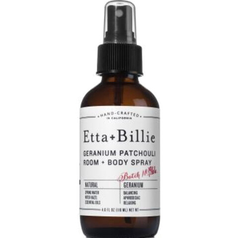 Geranium Patchouli by Etta + Billie perfume bottle