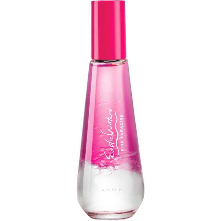 Exotic Waters Pink Paradise by Avon perfume bottle