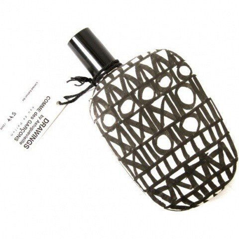Drawings by Comme des Garçons perfume bottle