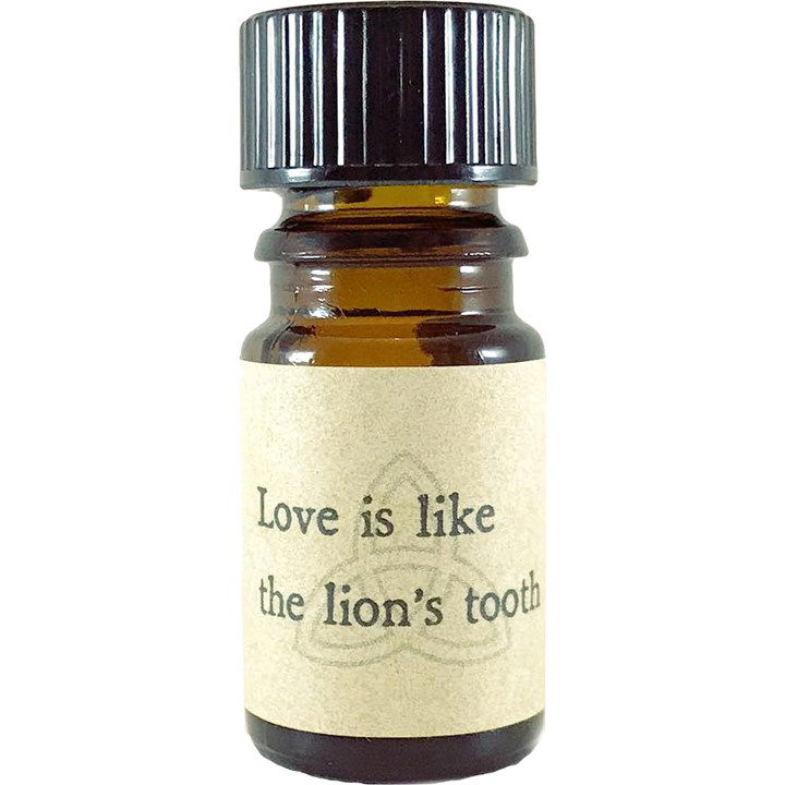 Love is like the lion's tooth by Arcana Wildcraft perfume bottle