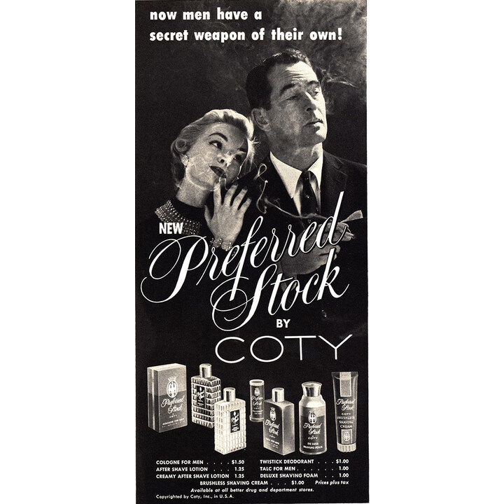 Preferred Stock (1955) (After Shave Lotion) by Coty perfume bottle
