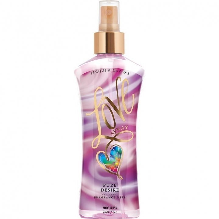 Love Spray - Pure Desire by Jacqui & David perfume bottle