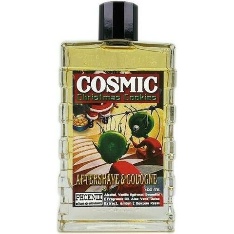 Cosmic Christmas Cookies by Phoenix Artisan Accoutrements / Crown King perfume bottle