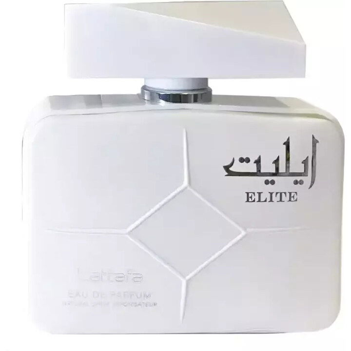 Elite Just White by Lattafa / لطافة perfume bottle