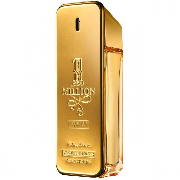 1 Million Absolutely Gold by Paco Rabanne perfume bottle