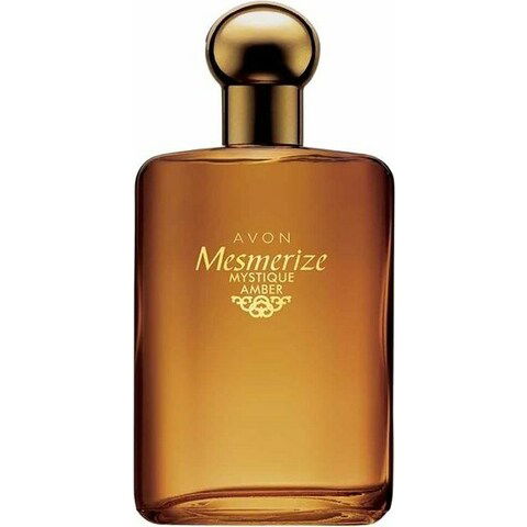 Mesmerize Mystique Amber for Him by Avon perfume bottle