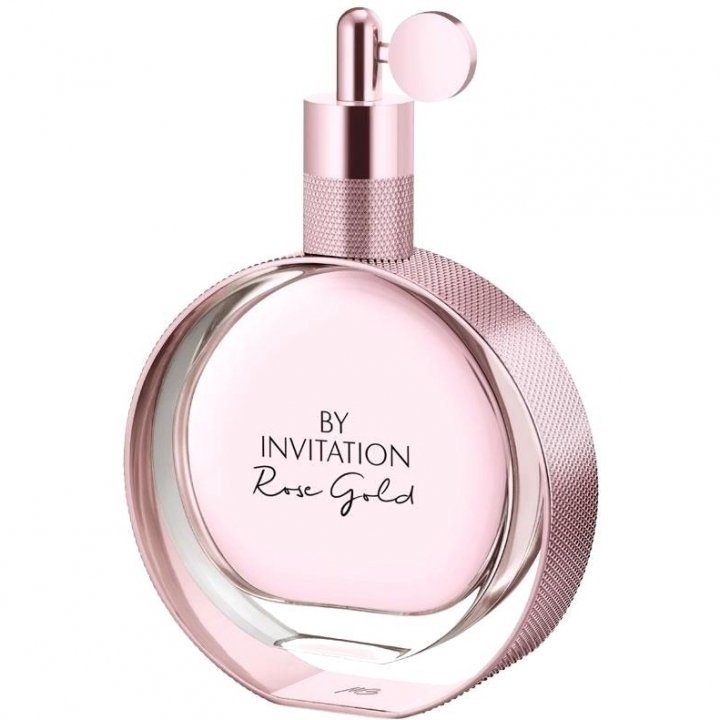 By Invitation Rose Gold by Michael Bublé perfume bottle