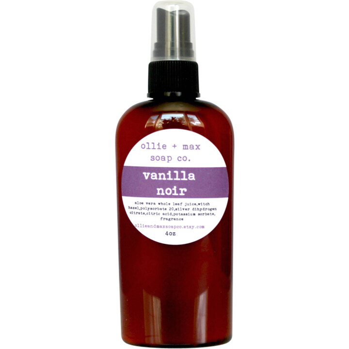 Vanilla Noir by Ollie + Max Soap Co. perfume bottle