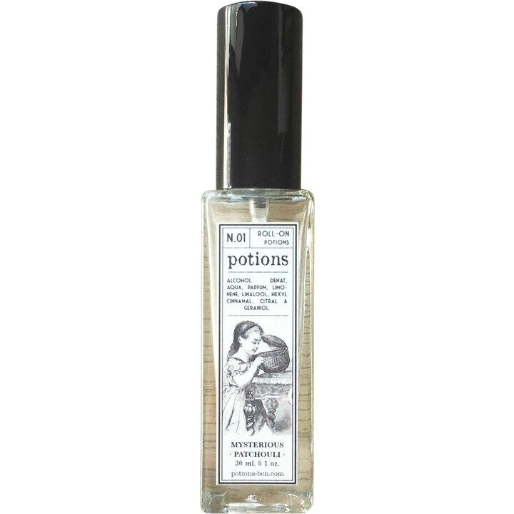 N.01 Mysterious Patchouli (Perfume) by Potions perfume bottle