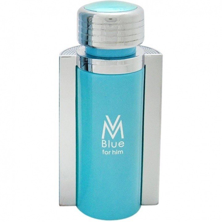 VM Blue for Him by Victor Manuelle perfume bottle