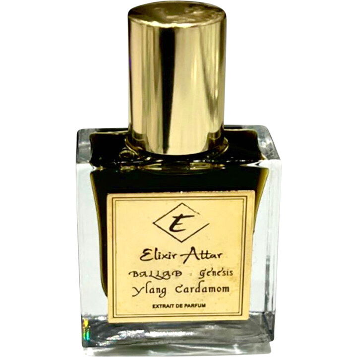 Ballad Genesis: Ylang Cardamom by Elixir Attar perfume bottle