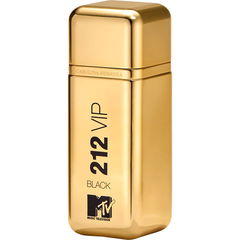 212 VIP Black x MTV by Carolina Herrera perfume bottle